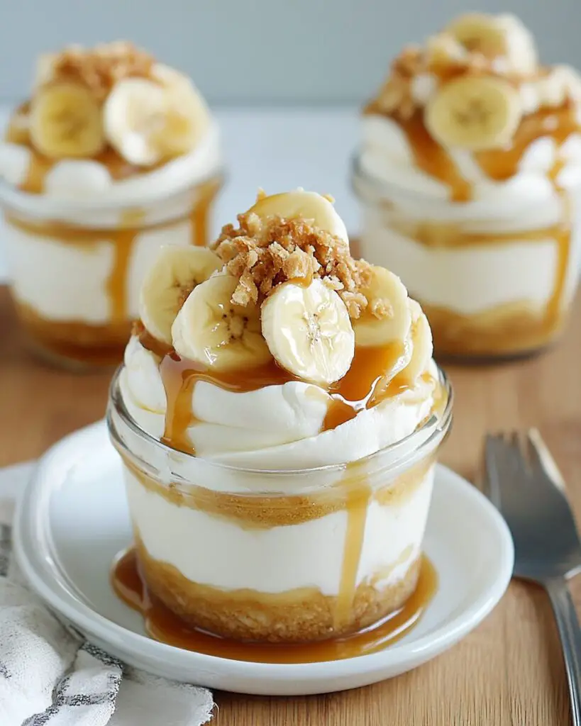 Banana Caramel Cream Dessert
