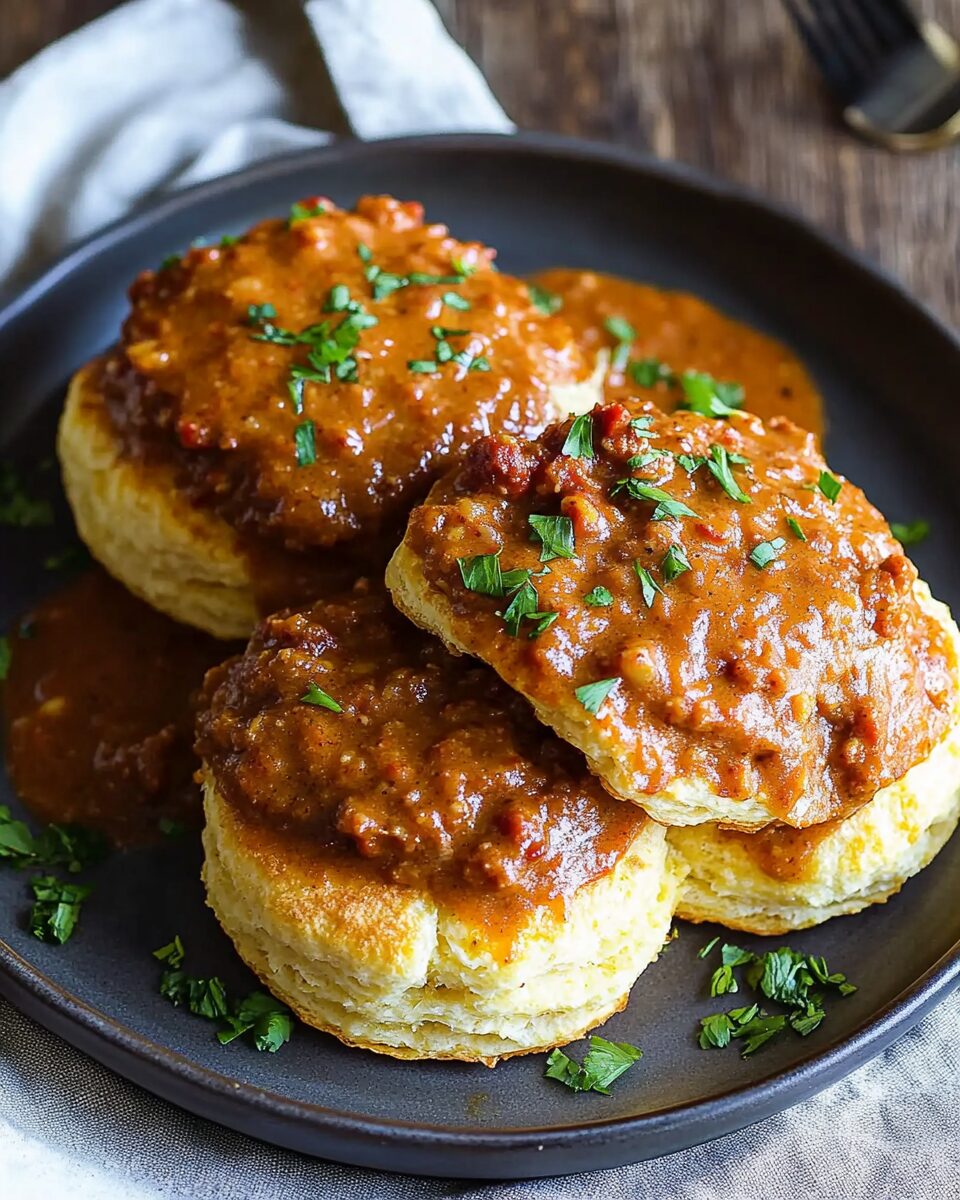 Biscuits and Chorizo Gravy