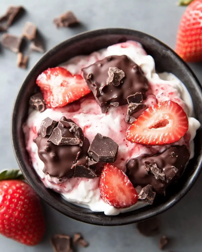 Chocolate Strawberry Yogurt Clusters