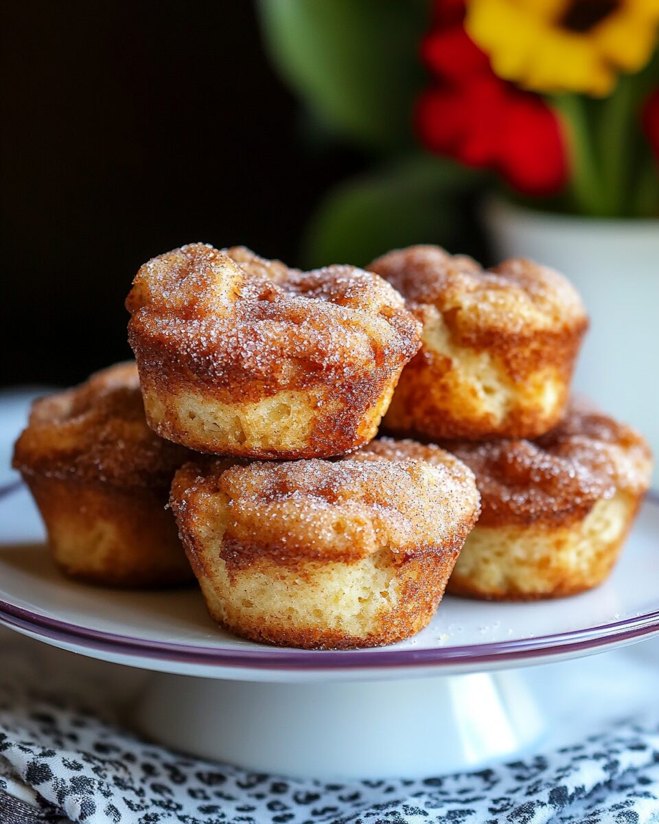 Cinnamon Sugar French Toast Muffins