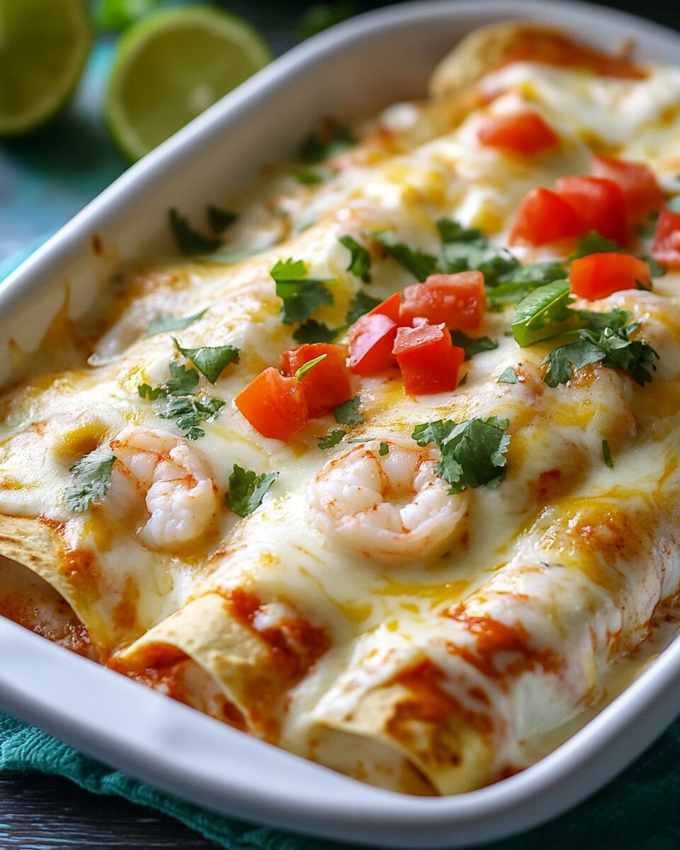 Creamy Shrimp Enchiladas