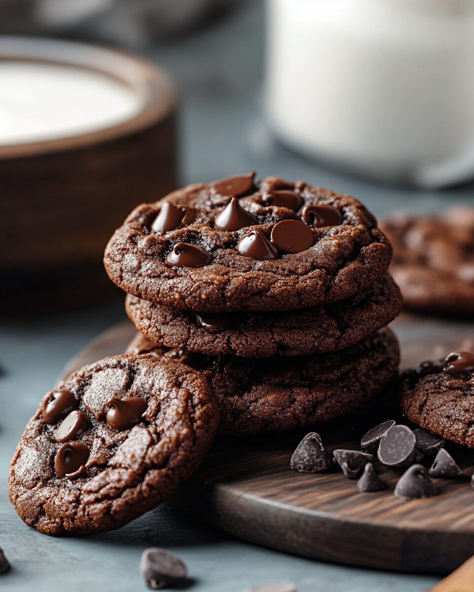Double Chocolate Chip Cookies