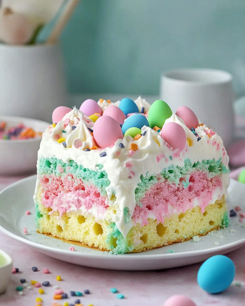 Easter Poke Cake