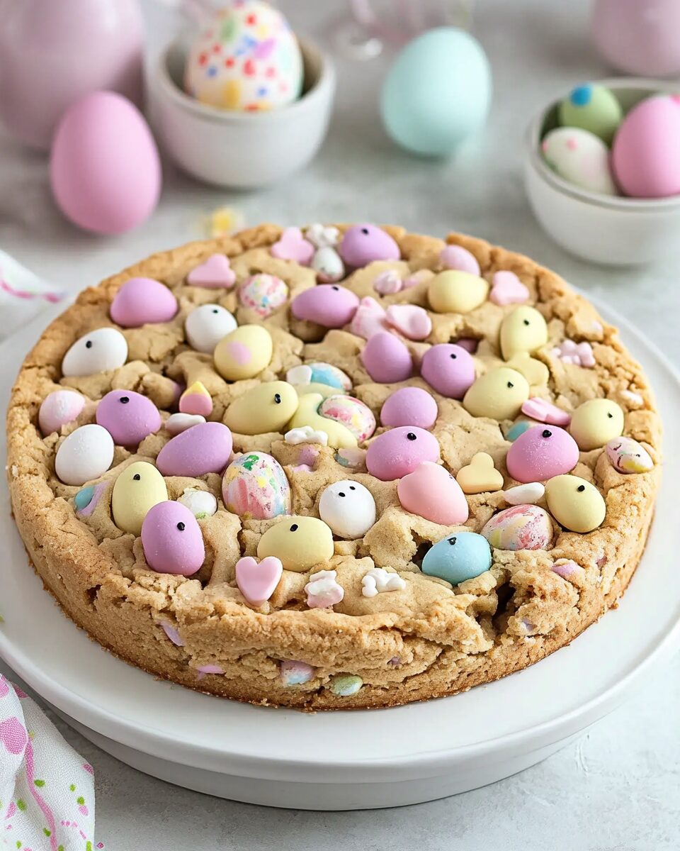 Festive Easter Cookie Cake