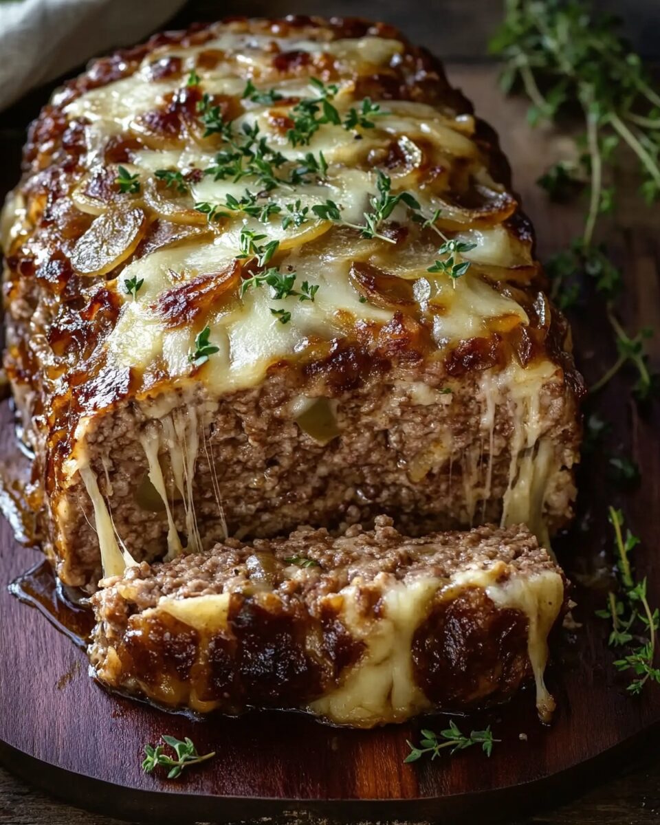 French Onion Meatloaf