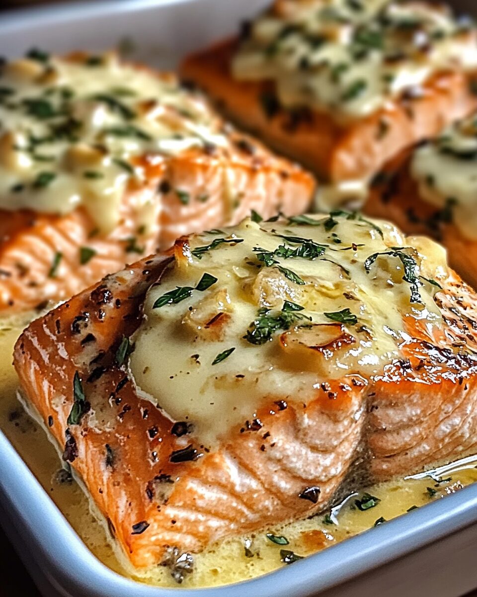 Garlic Butter Baked Salmon
