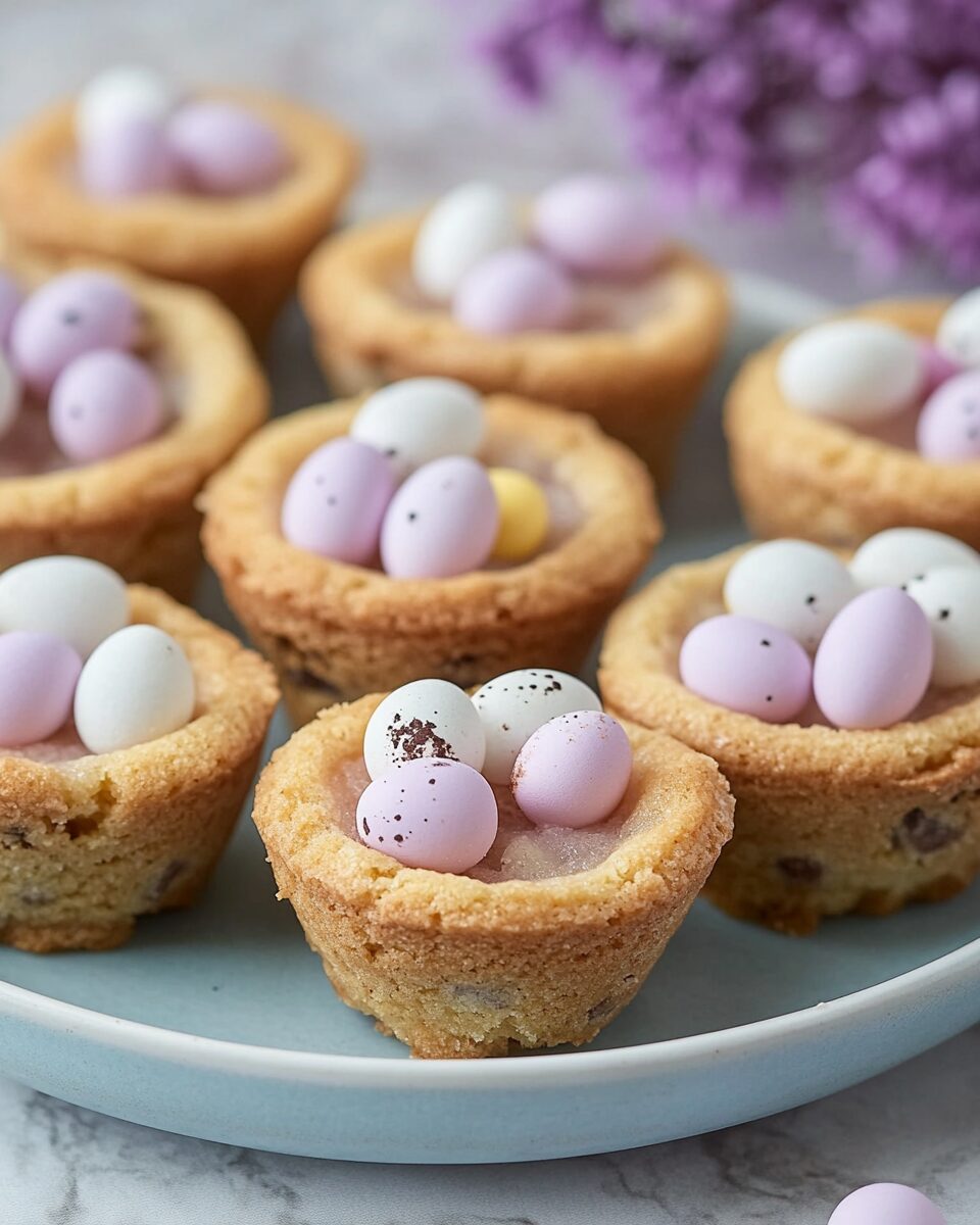 Mini Egg Cookie Cups