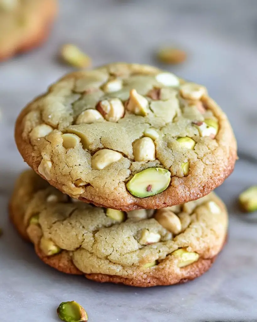 Pistachio White Chocolate Chip Cookies