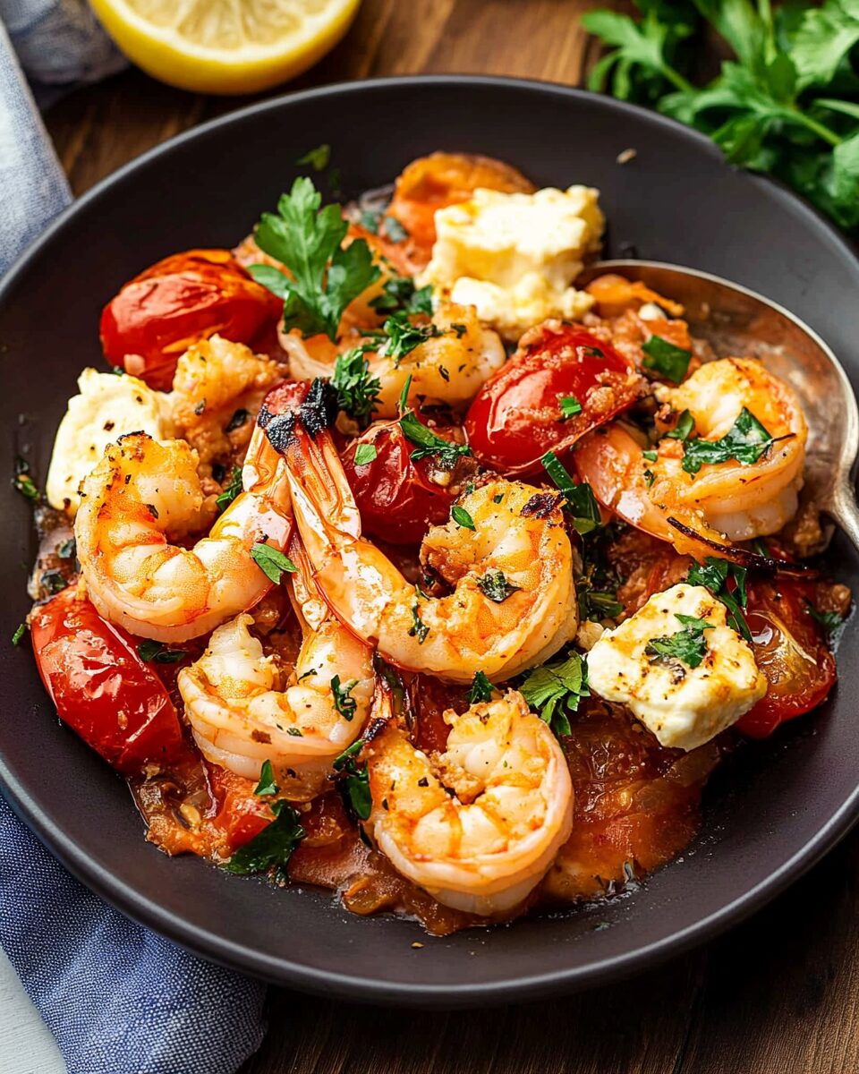 Shrimp Saganaki