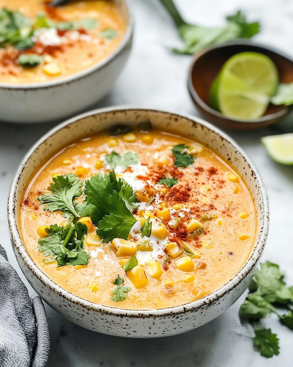 Slow Cooker Mexican Street Corn Soup