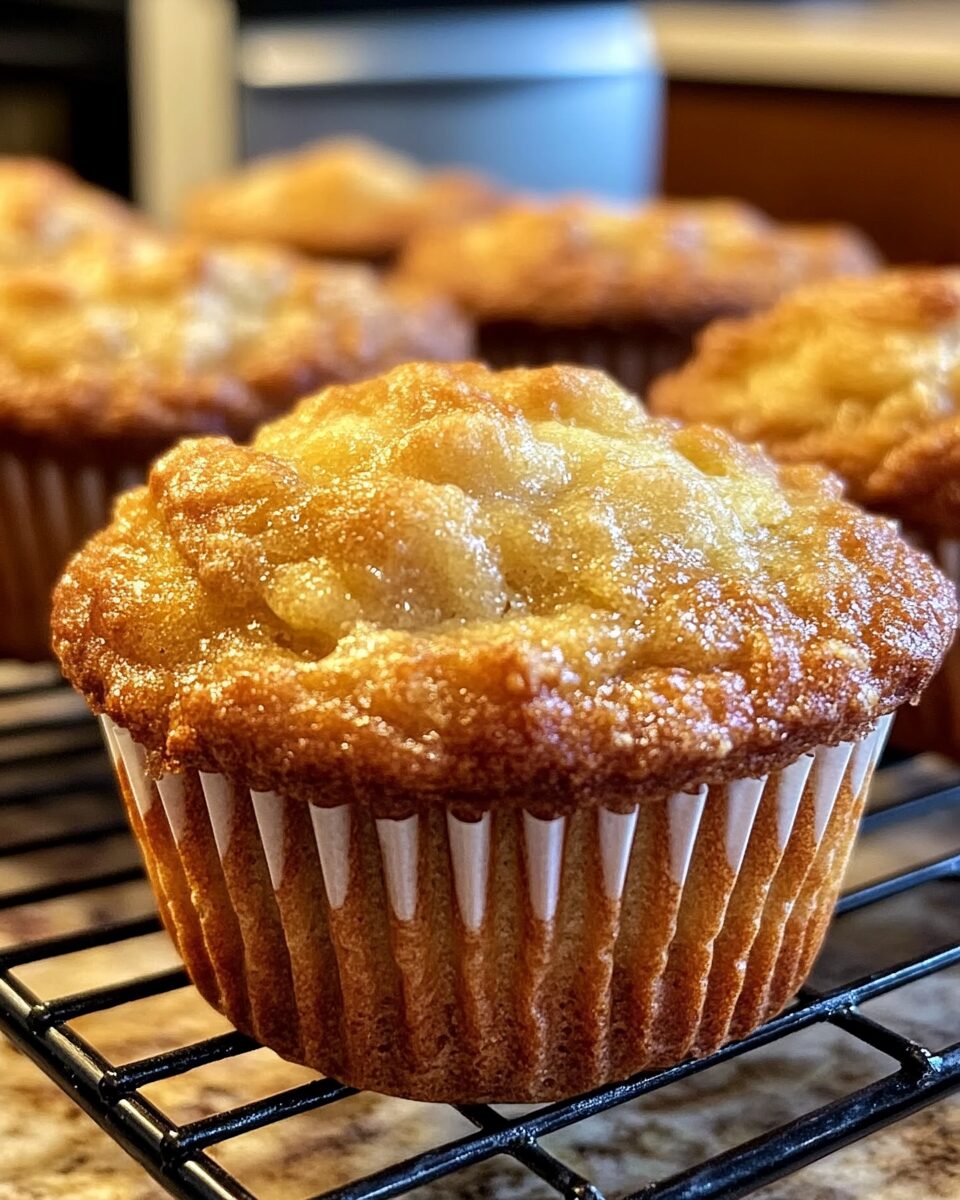 Sourdough Banana Muffins