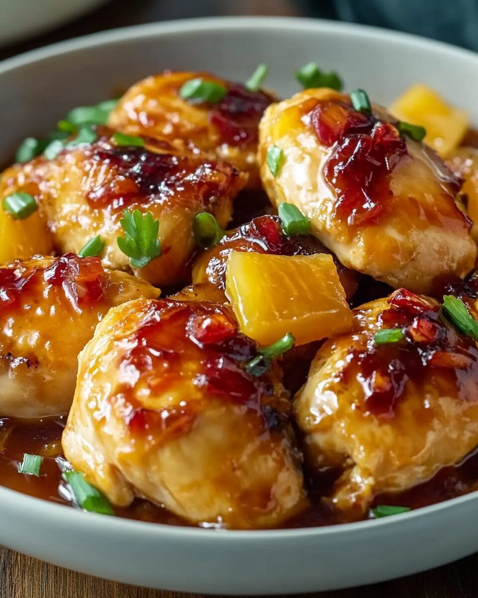 Sweet Hawaiian Crockpot Chicken