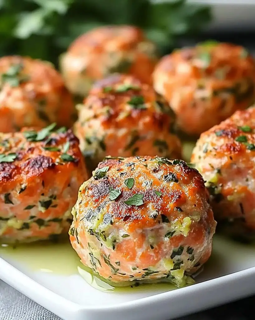 Baked Salmon Meatballs