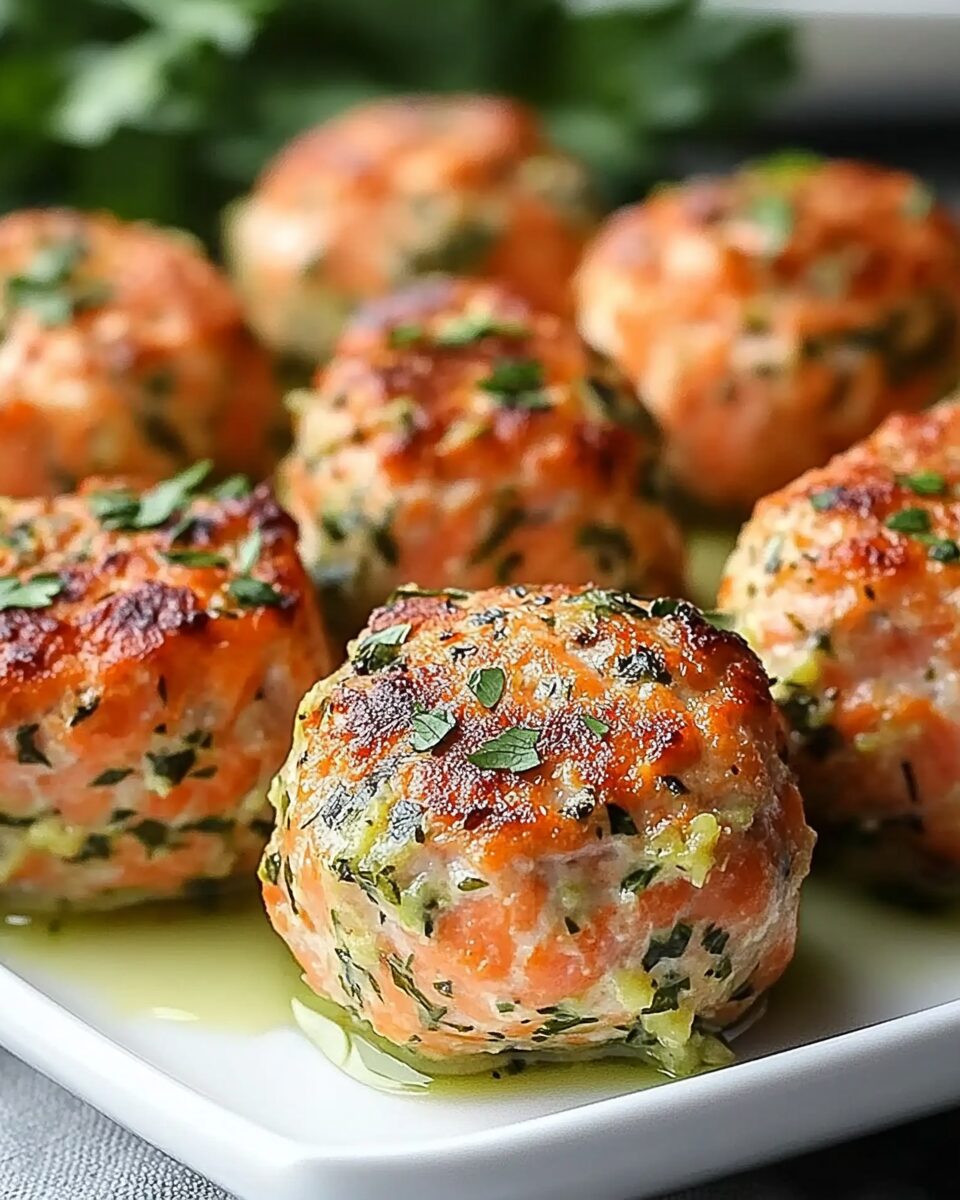 Baked Salmon Meatballs