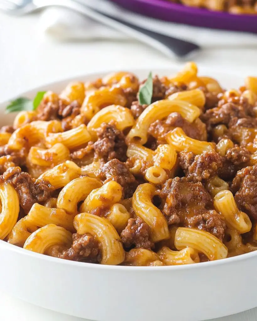 Beefaroni Pasta Bake