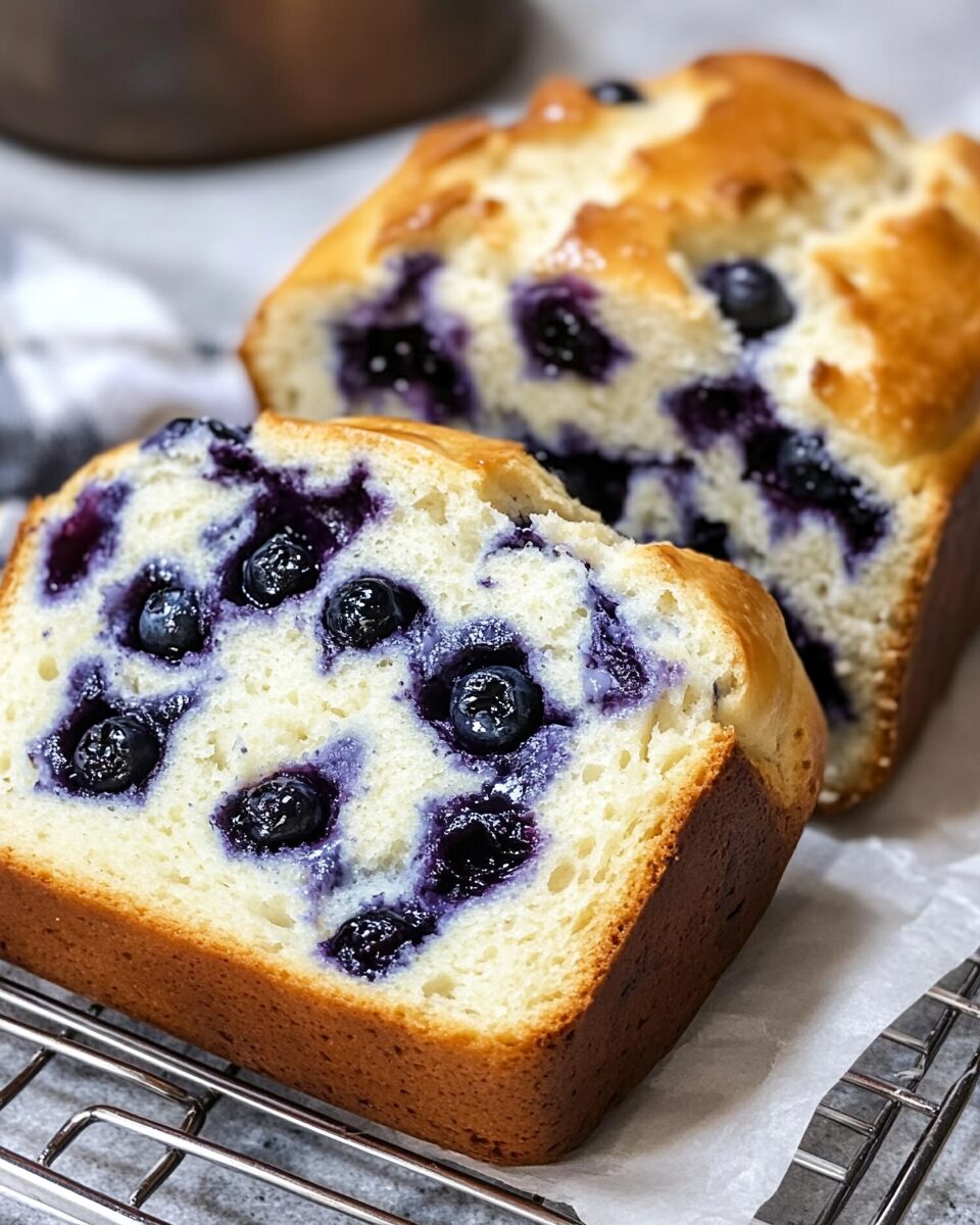 Blueberry Cream Cheese Bread