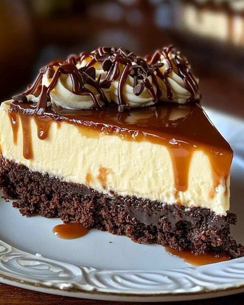 Caramel Brownie Cheesecake