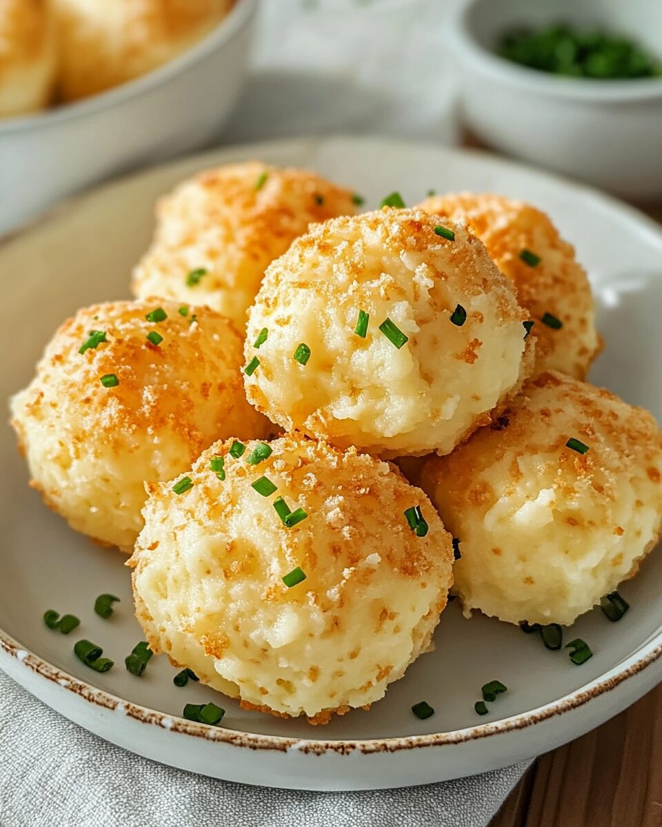 Cheesy Mashed Potato Balls