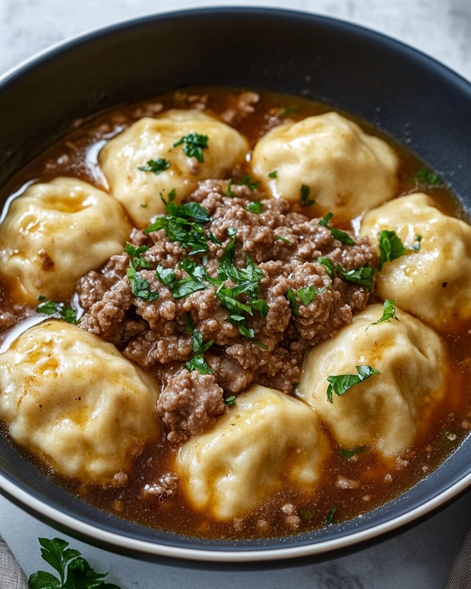 Ground Beef and Dumplings