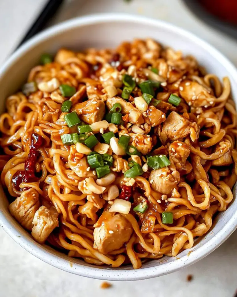 Kung Pao Chicken Noodles