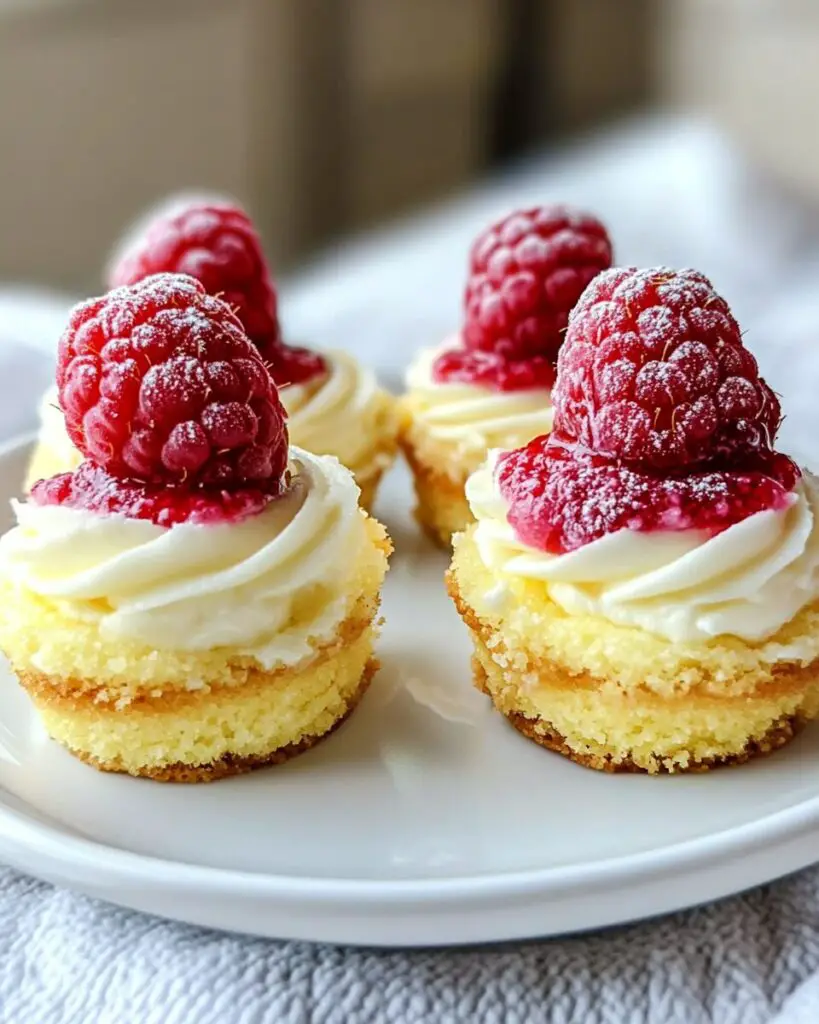 Lemon Raspberry Cheesecake Cups