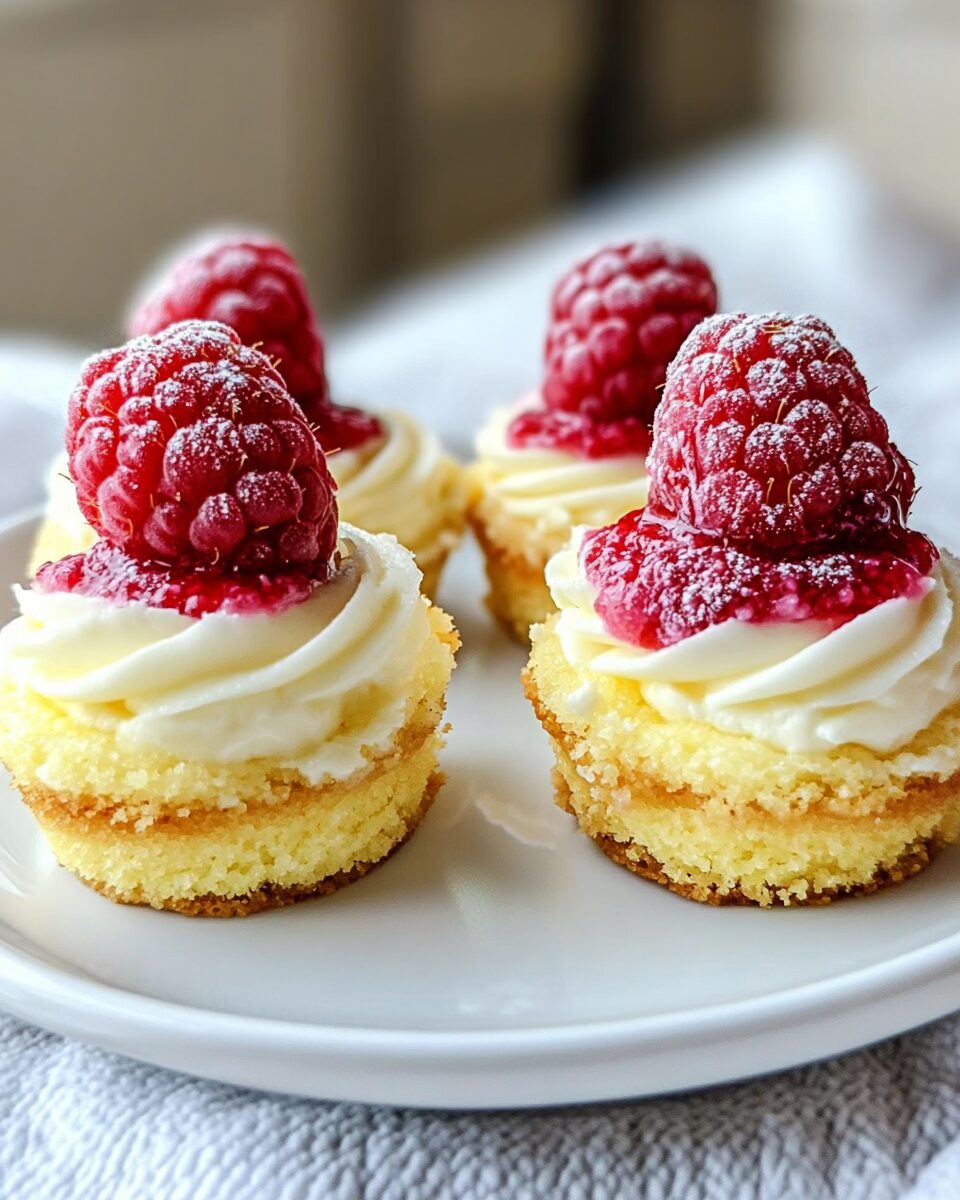 Lemon Raspberry Cheesecake Cups