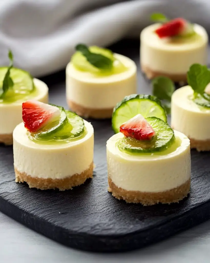 Mini Margarita Cheesecakes