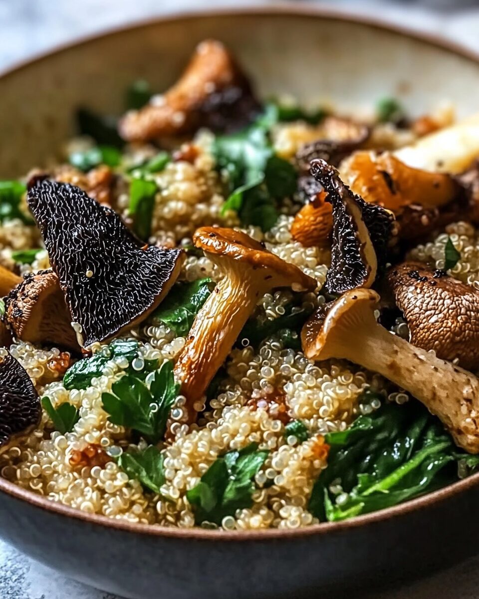 Morel Mushroom and Quinoa Salad