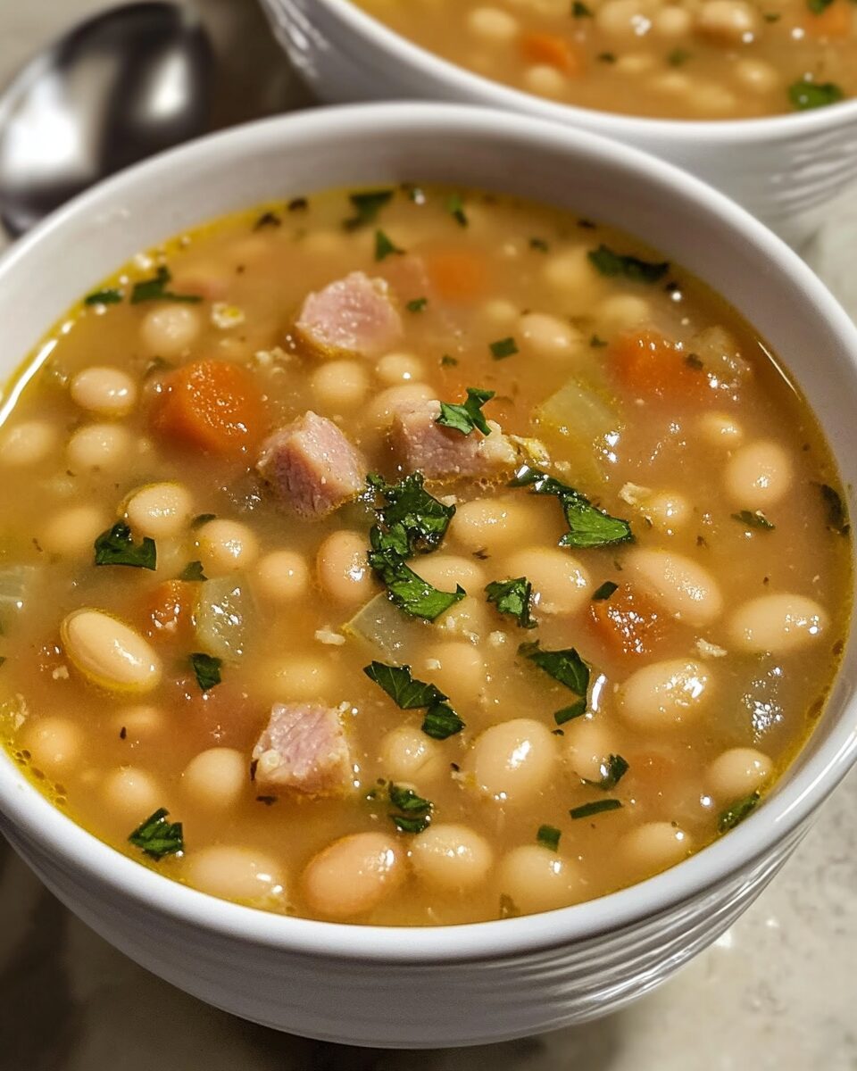 Navy Bean and Ham Soup