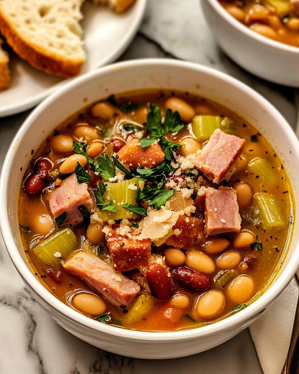 Quick Bean and Ham Soup