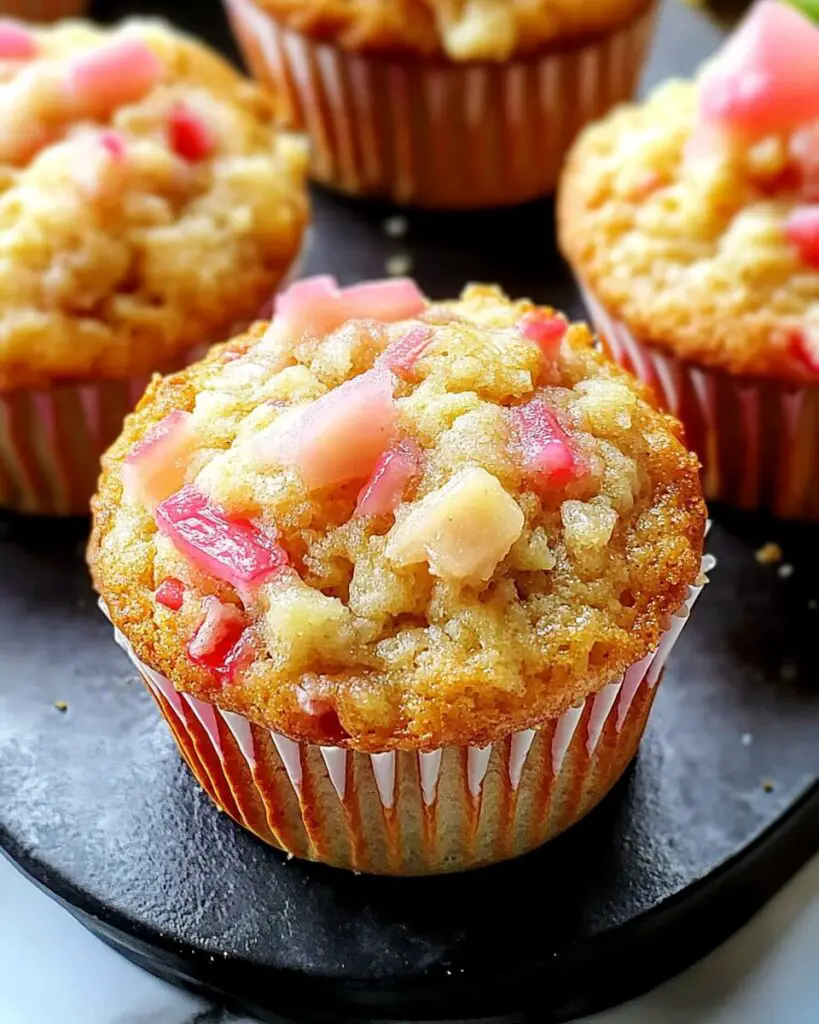 Rhubarb Raspberry Muffins Rhubarb Muffins