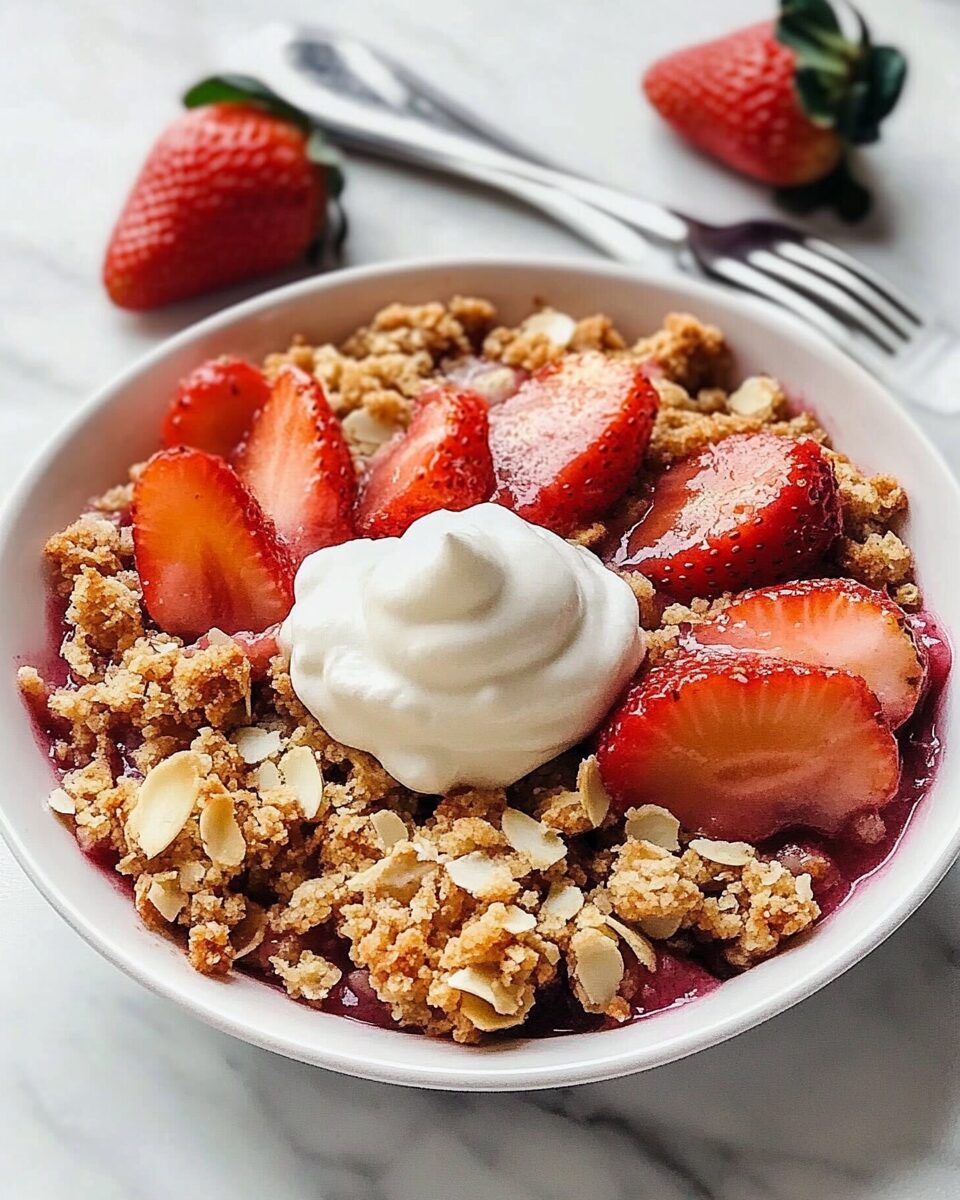 Strawberry Rhubarb Crumble