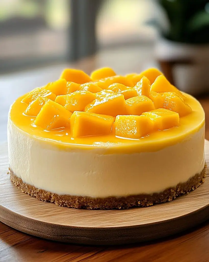Tropical Mango Cheesecake