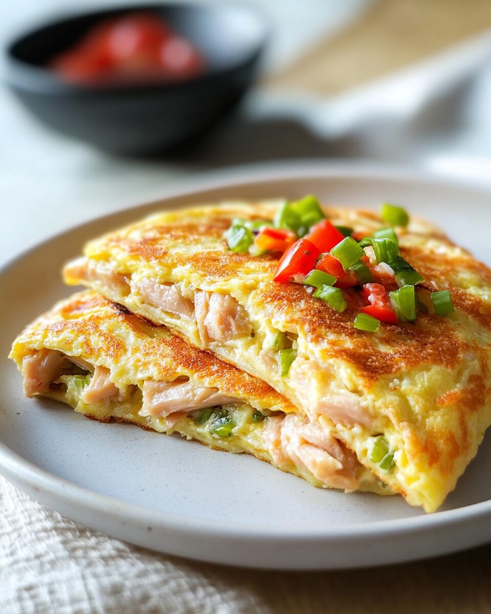 Tuna Omelette - Low Carb Keto Breakfast