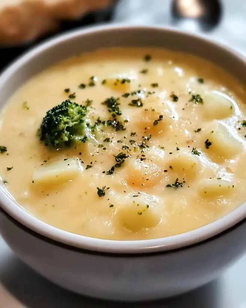 Broccoli Potato Cheese Soup