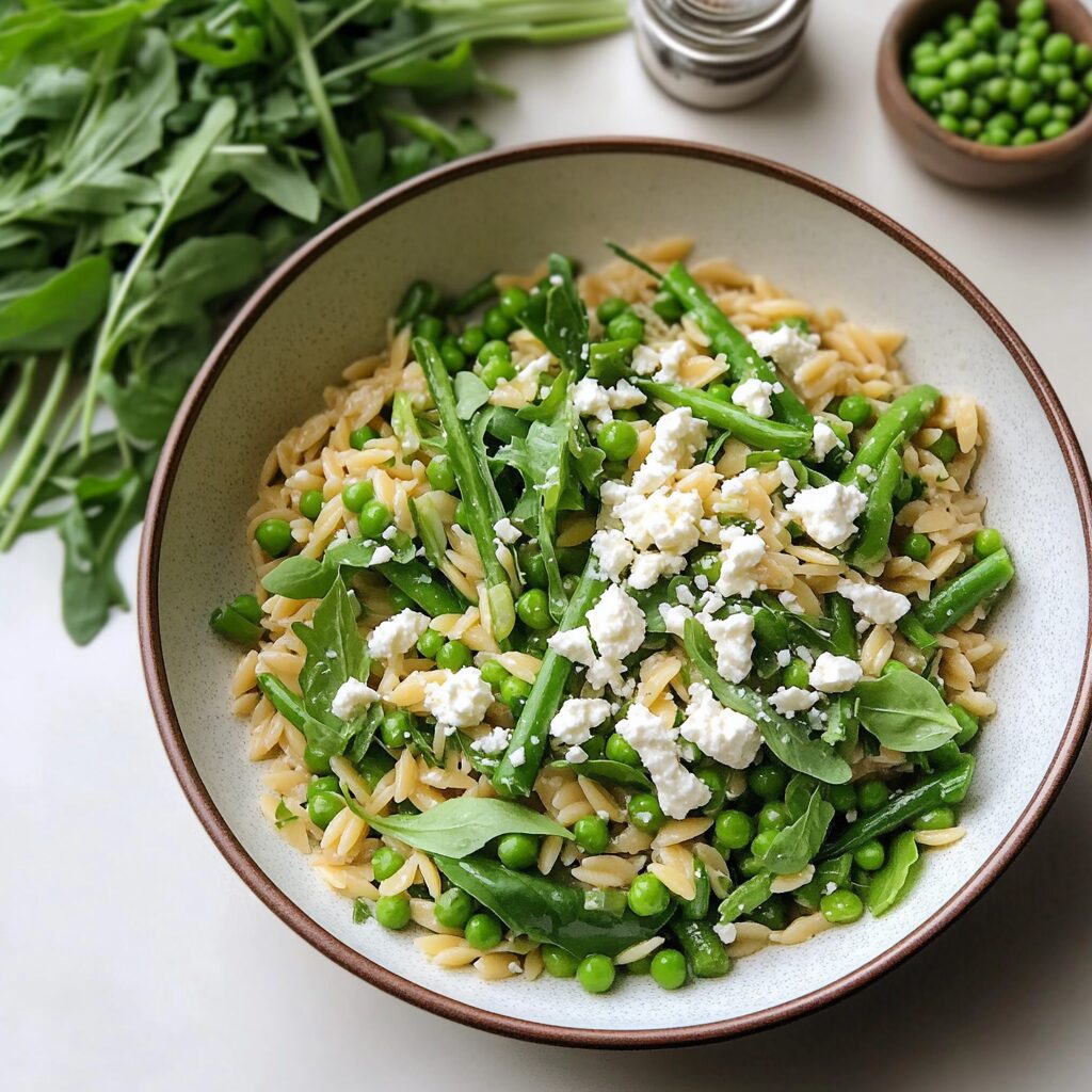 Fresh Spring Orzo Pasta Salad