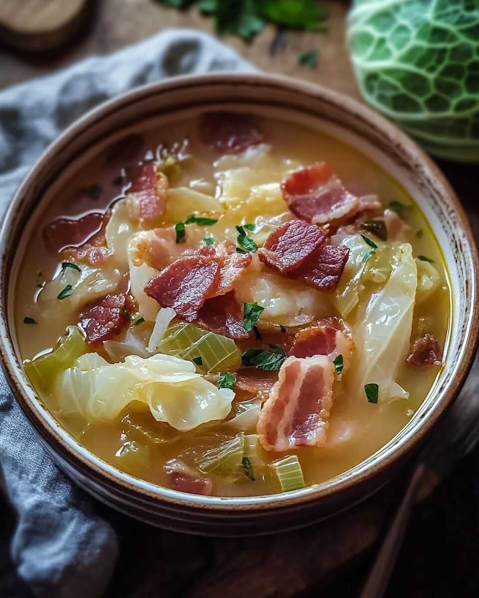 Irish Bacon and Cabbage Soup