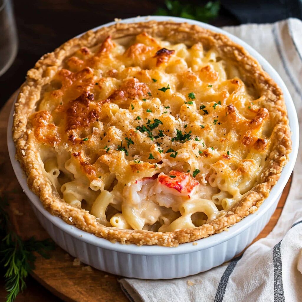 Irish Lobster Mac and Cheese Pie