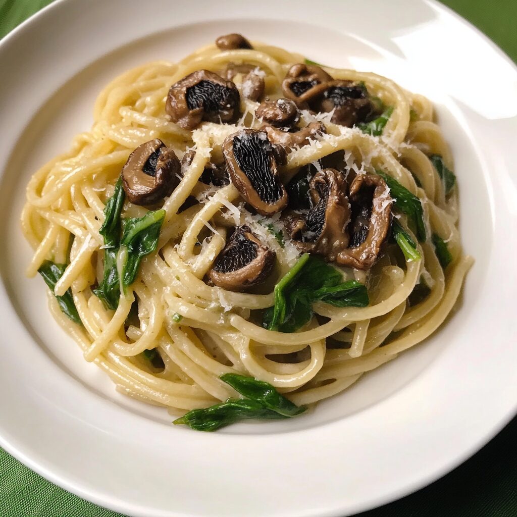 Ramp and Morel Pasta