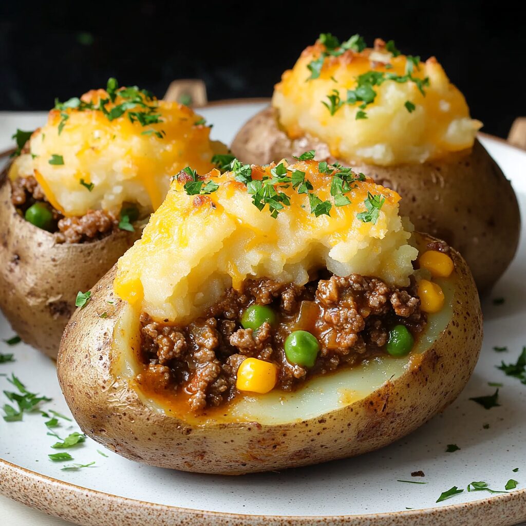 Shepherd’s Pie Baked Potatoes
