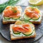 Smoked Salmon Tea Sandwiches