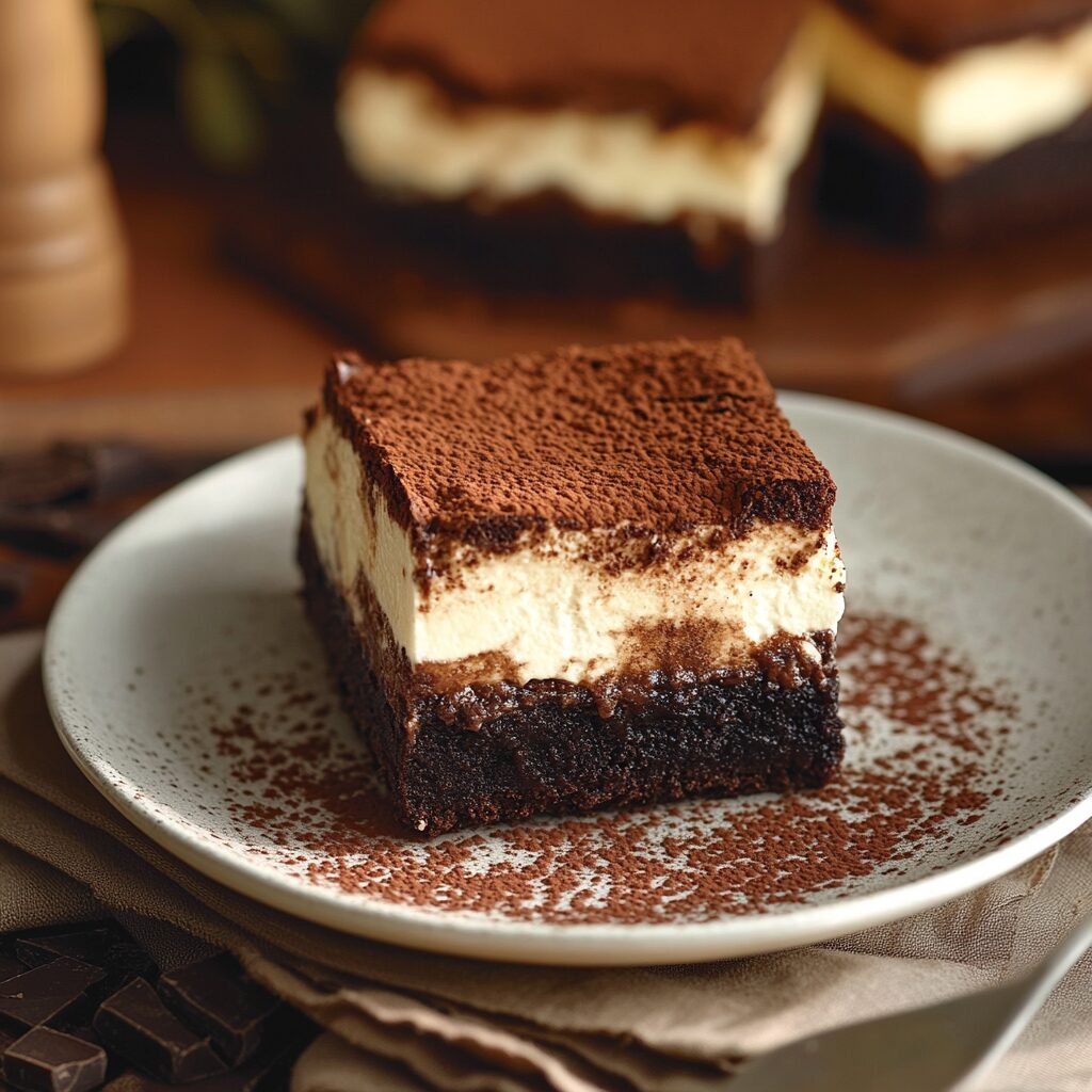 Tiramisu Brownies
