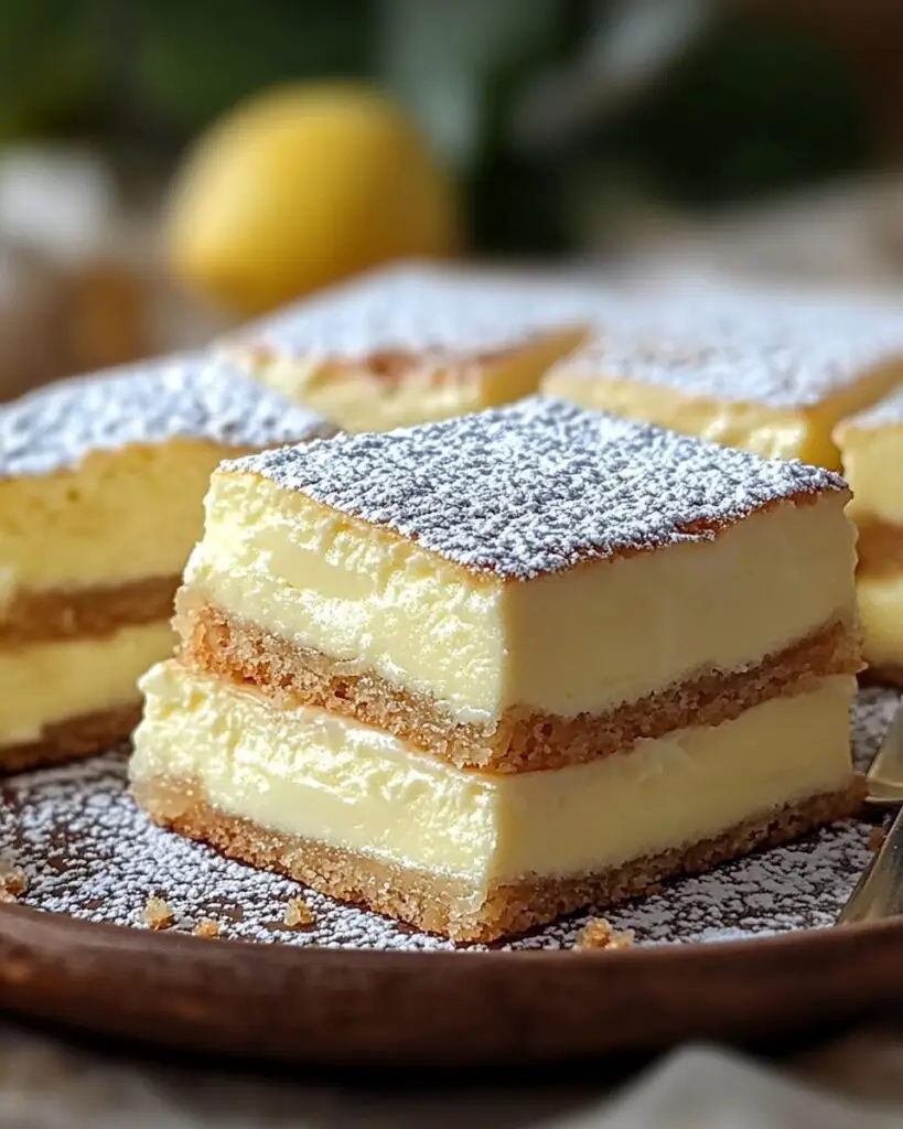 Vanilla Custard Cream Squares