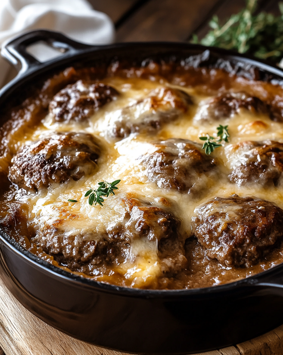 Amish Hamburger Steak Bake