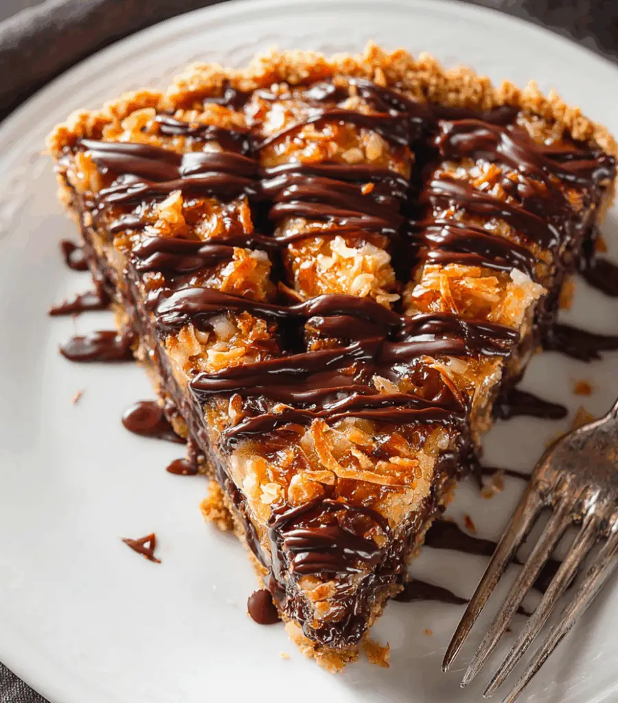 Samoas Cookie Pie