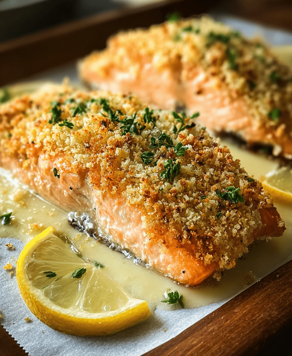 Baked Parmesan Crusted Salmon