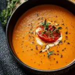 Creamy Roasted Garlic Tomato Soup