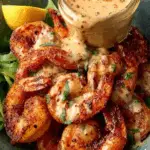 Crispy Cajun Shrimp with Creamy Sauce