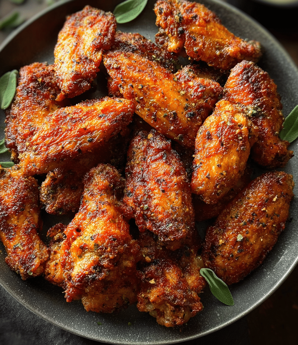 Crispy Dry Rub Chicken Wings