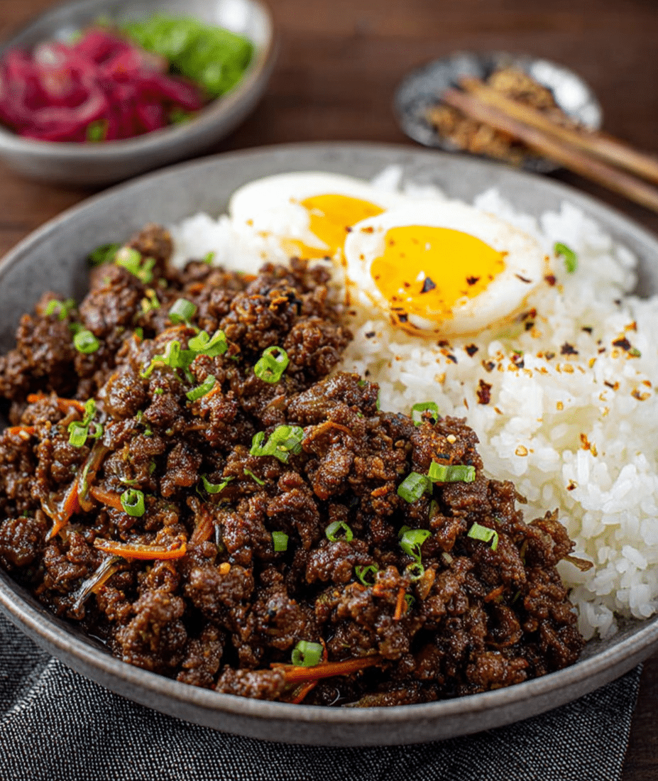 Easy Ground Beef Bulgogi